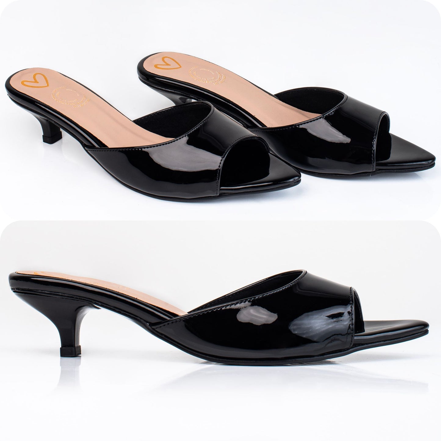 Tacón Bajo Charol® 2 cm