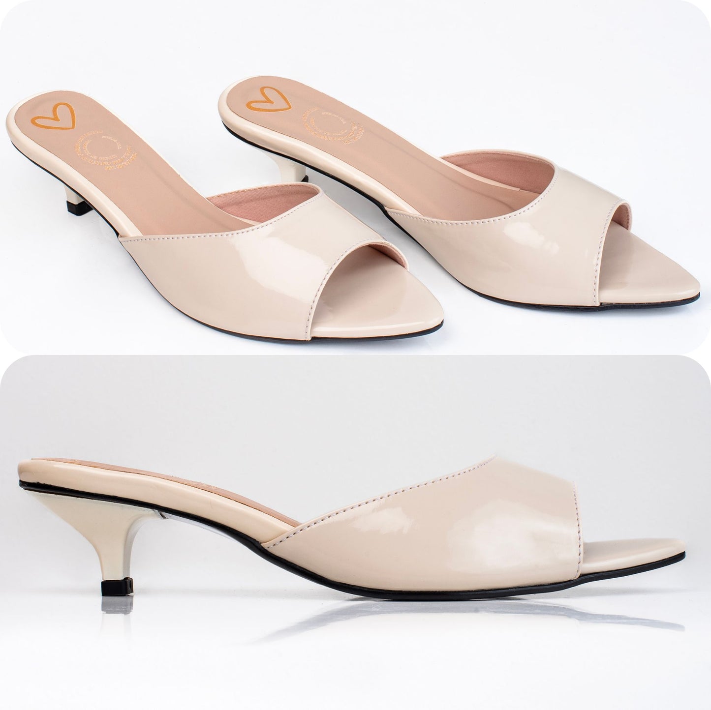 Tacón Bajo Charol® 2 cm