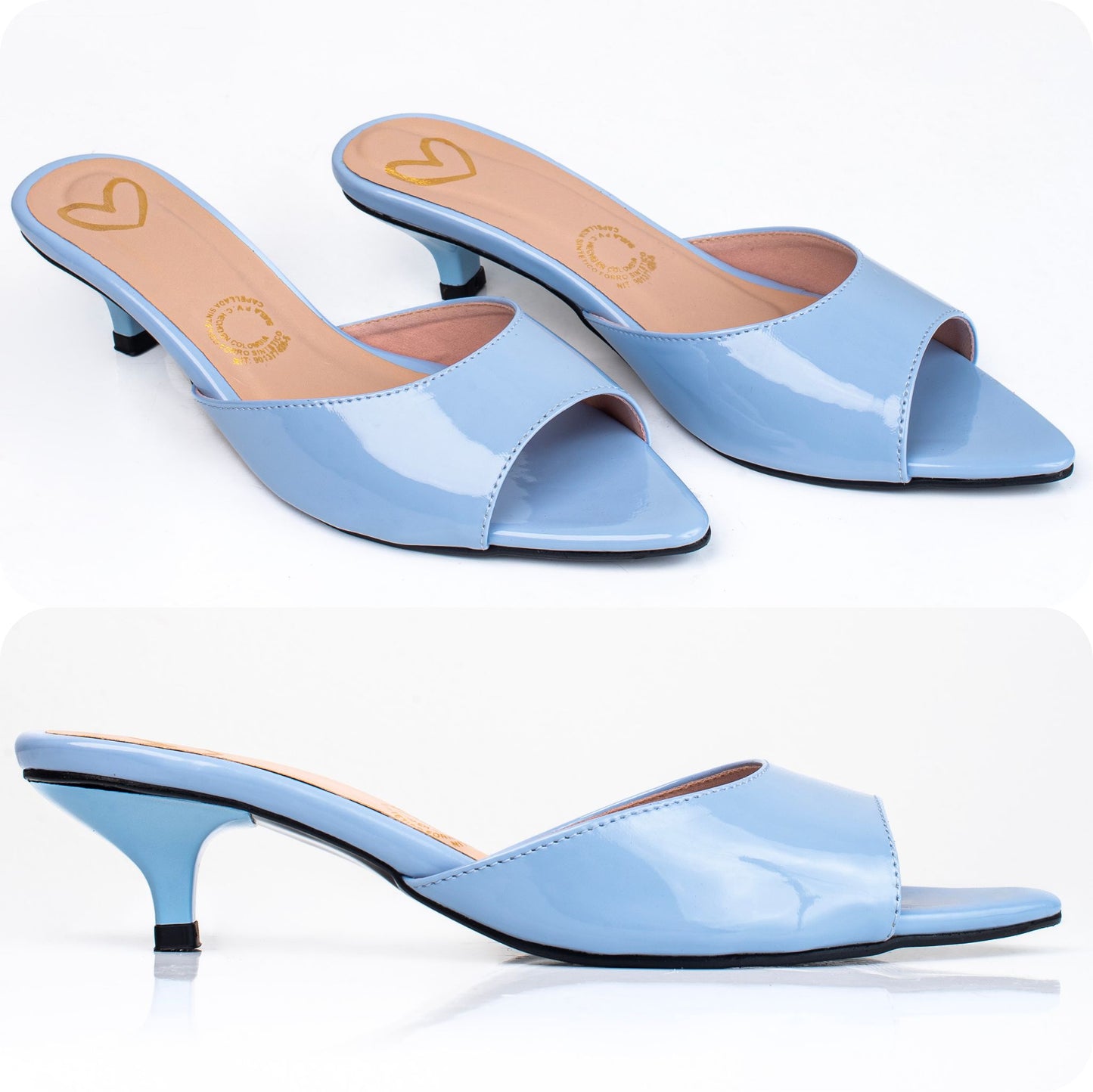 Tacón Bajo Charol® 2 cm