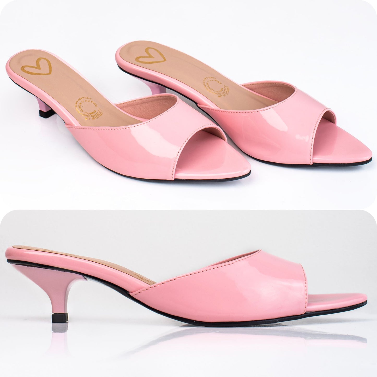 Tacón Bajo Charol® 2 cm