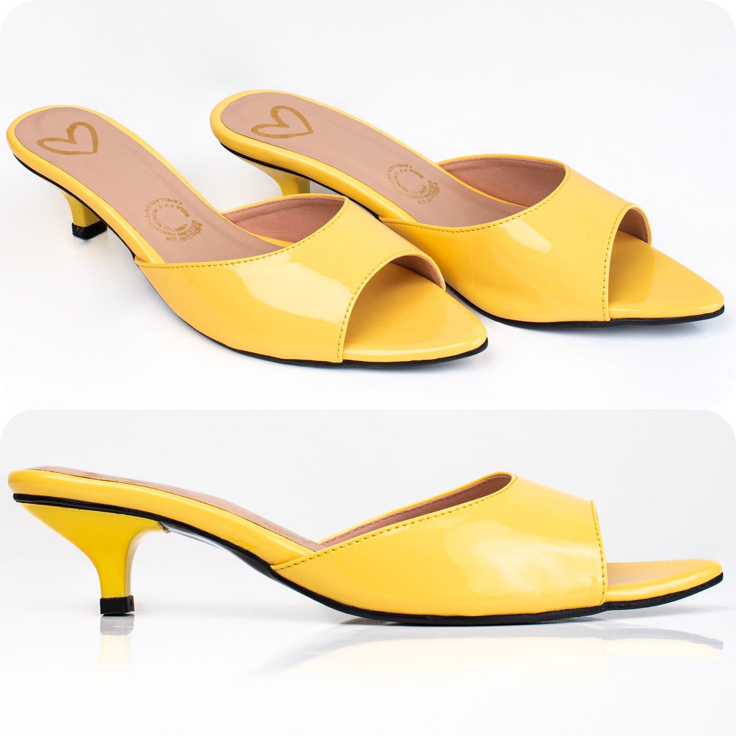 Tacón Bajo Charol® 2 cm