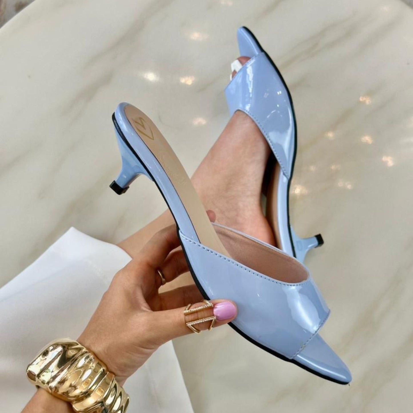 Tacón Bajo Charol® 2 cm