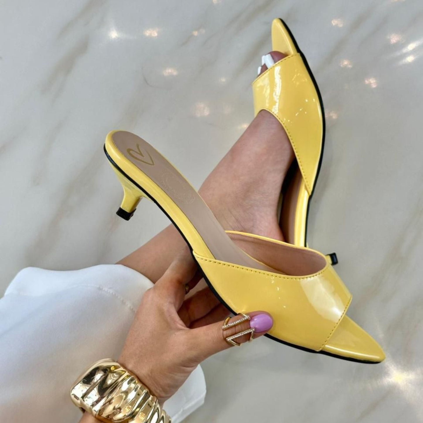 Tacón Bajo Charol® 2 cm