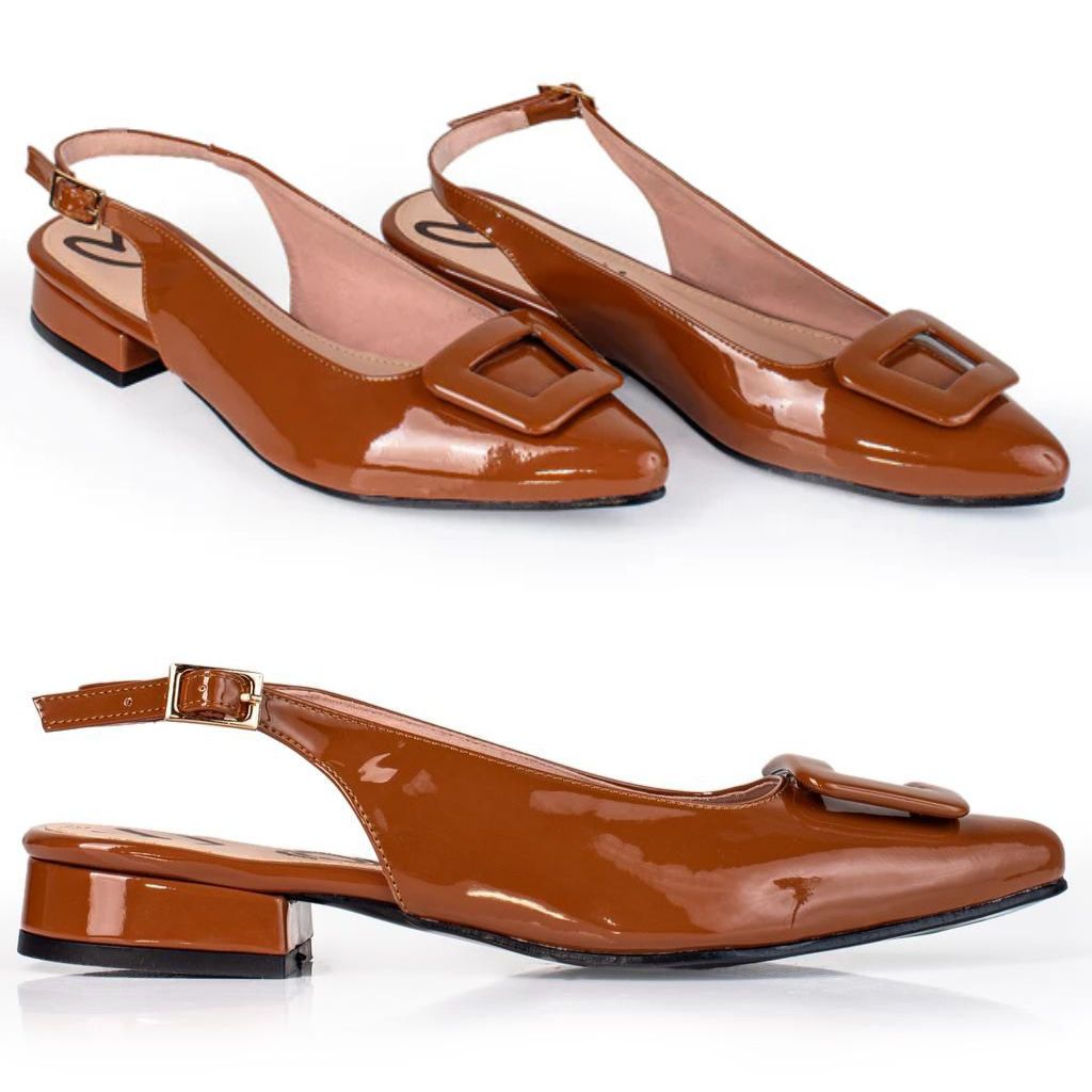 Tacón Cuadrado Bajo Charol® 2 cm